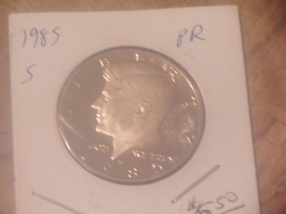 1985年Sミント ケネディ50セント硬貨（プルーフ） - Etsy 日本
