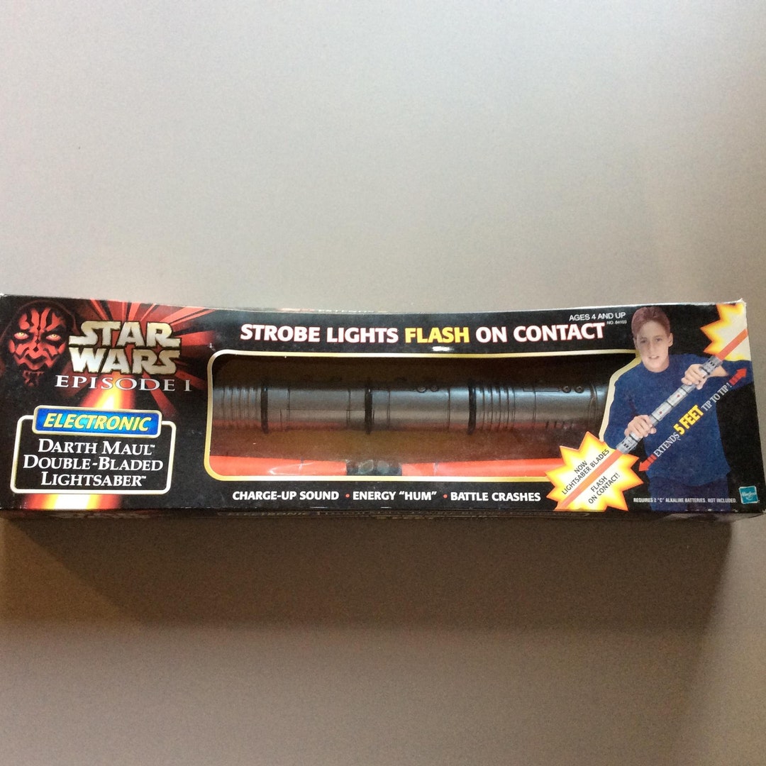 スターウォーズ ダース・モール ライトセーバーHasbro スターウォーズ エピソードI 電子ダースモール ダブルブレード