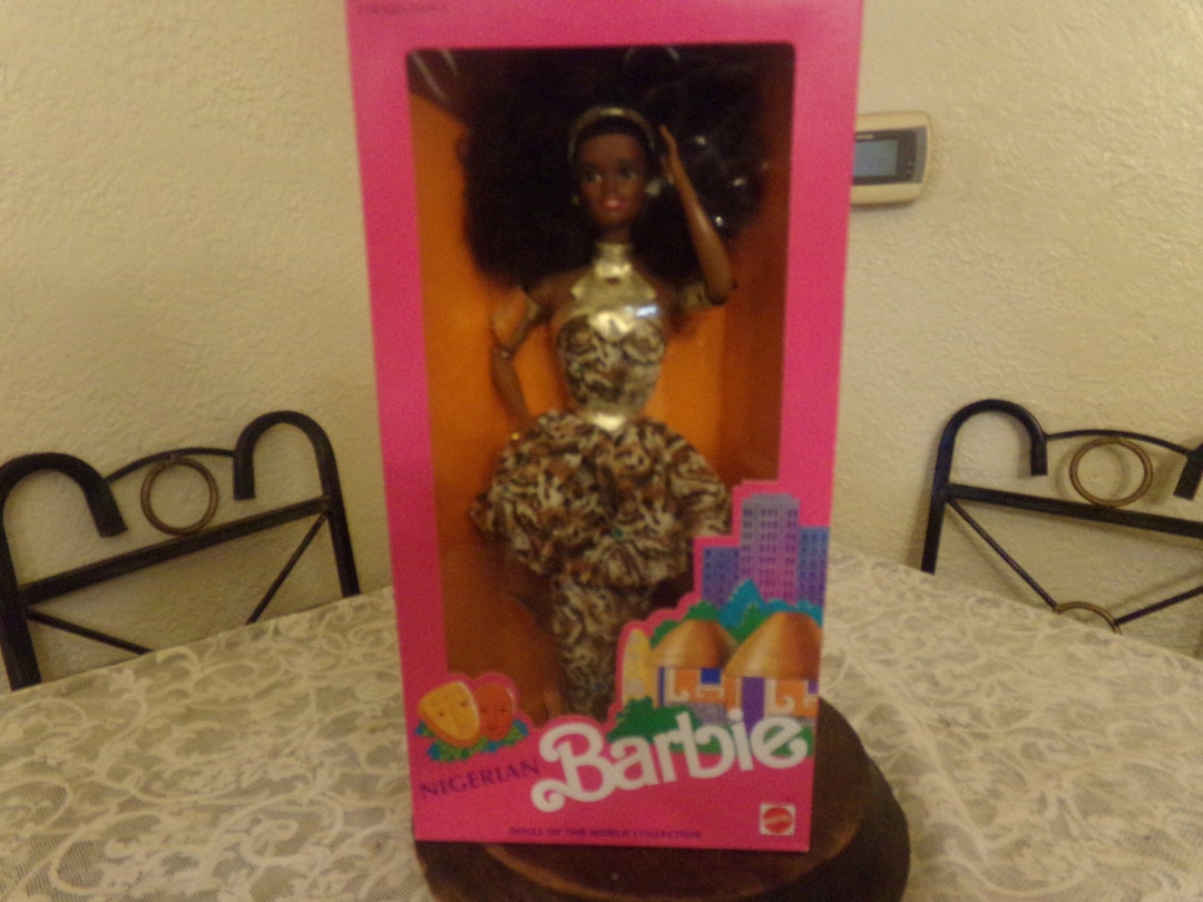 1989 Nigerian Barbie Dolls of the World Mattel African Etsy