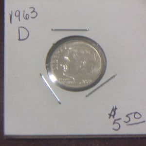 1963-D Uncirculated Silver Roosevelt Dime