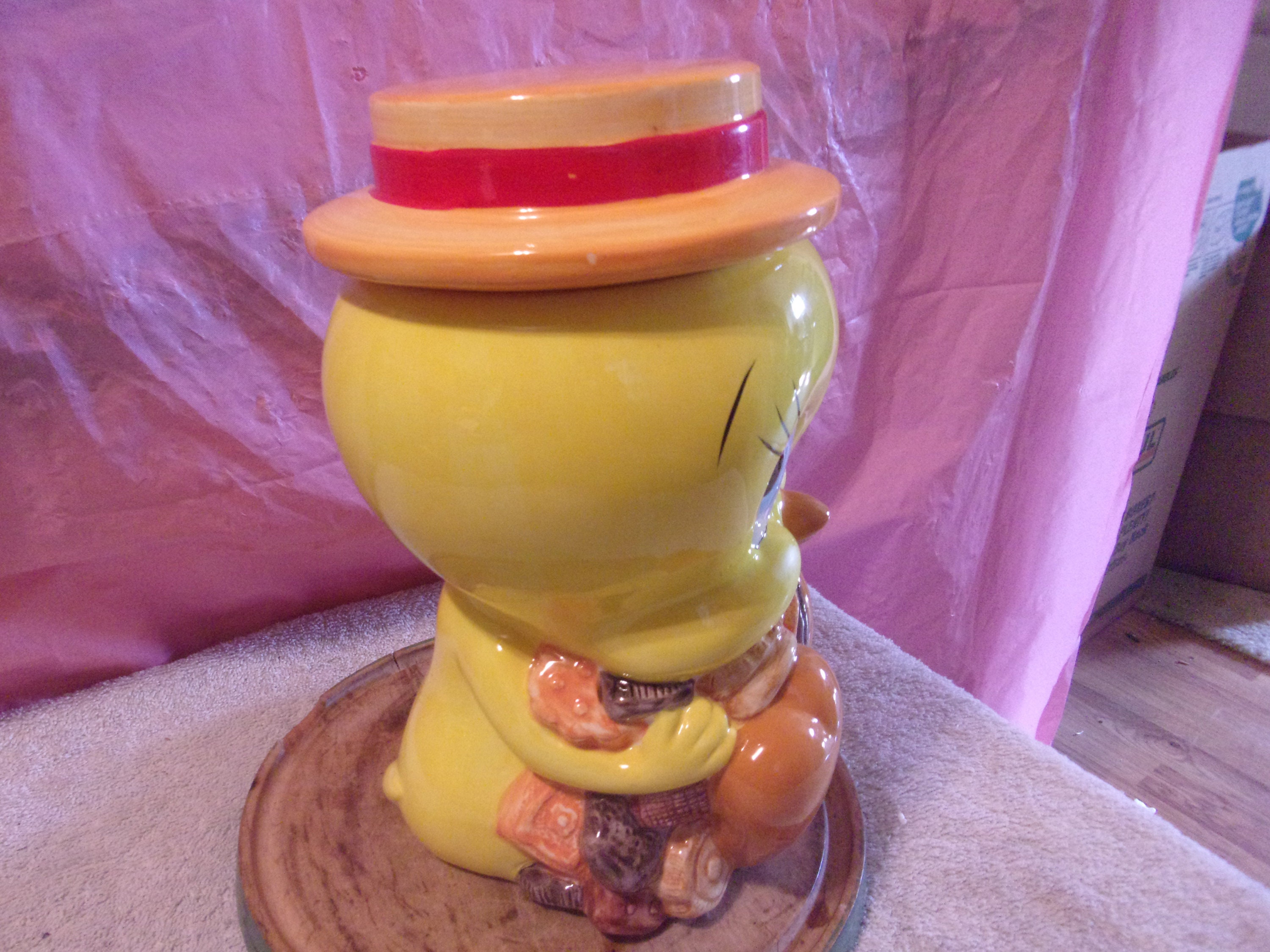 Warner トゥイーティ クッキージャー Vintage Warner Bros. Tweety Bird Cookie Jar - Etsy