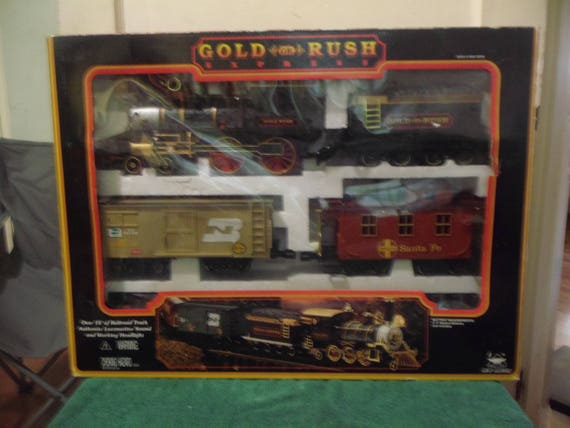 gold rush express train set