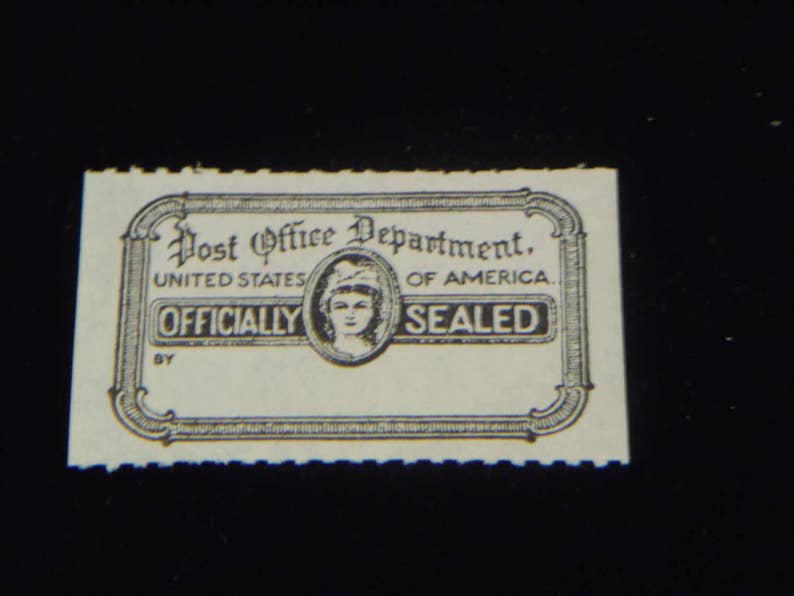 1870s US Post Office Department Officially Sealed Stamp Etsy