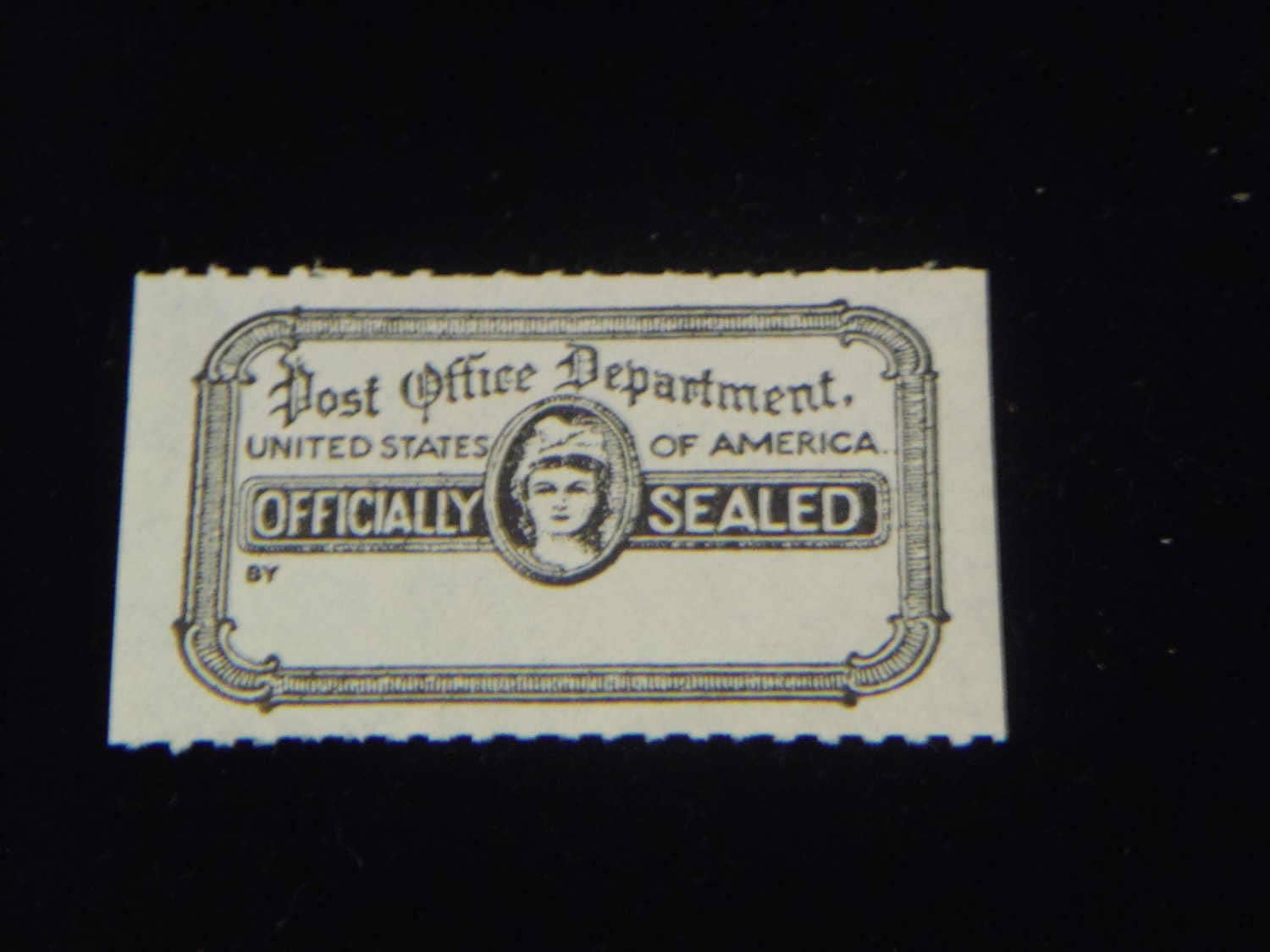 1870s US Post Office Department Officially Sealed Stamp Etsy