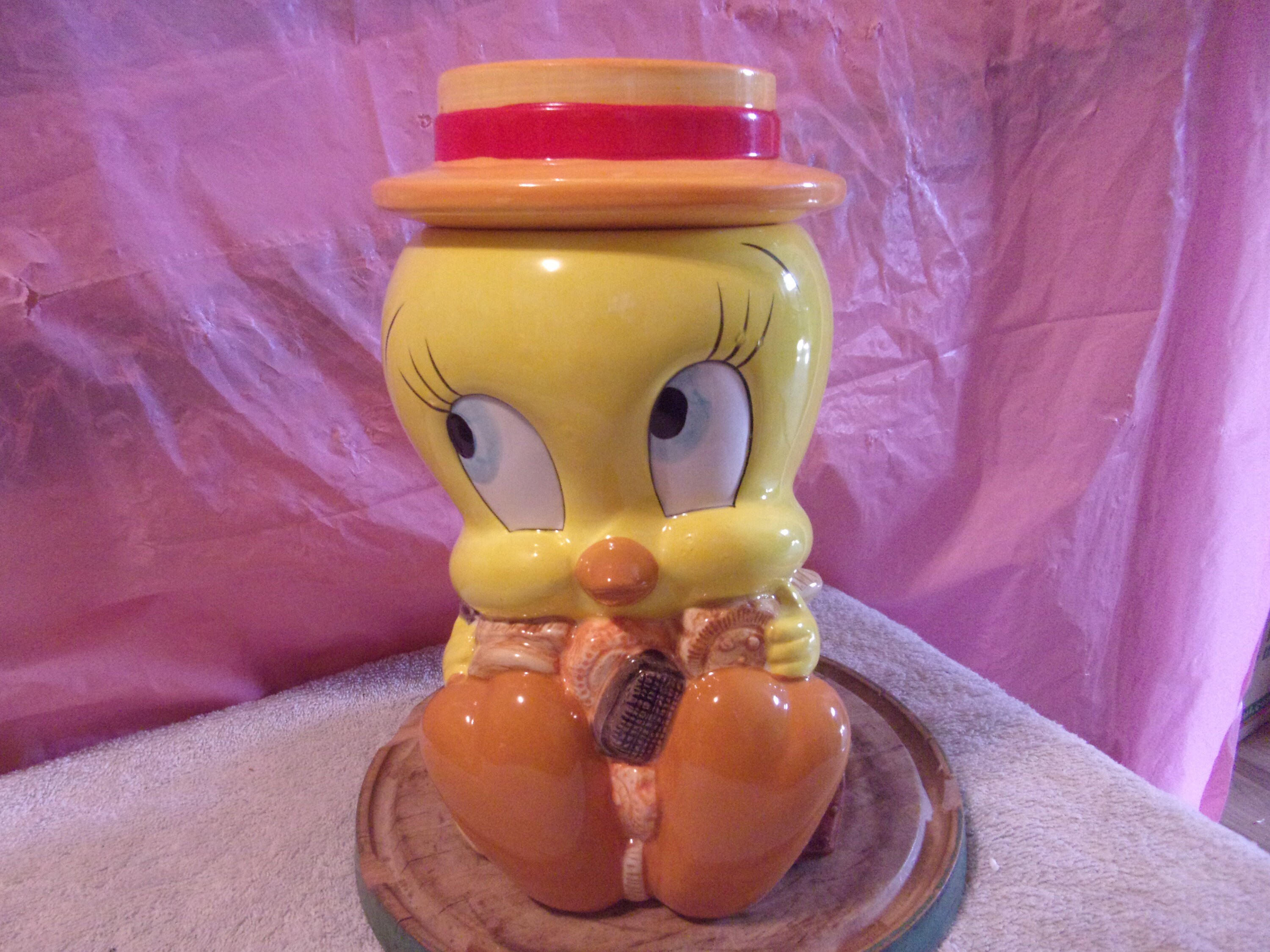 Warner トゥイーティ クッキージャー Vintage Warner Bros. Tweety Bird Cookie Jar - Etsy