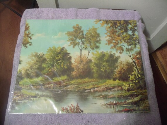 1959 Copr A Fox Lithograph Backwater #1852