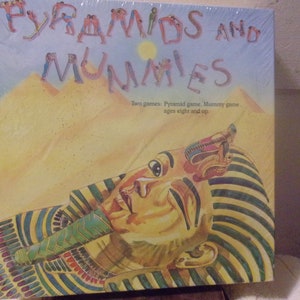New Rare Sealed 1988 Pyramids And Mummies Board Game Gift