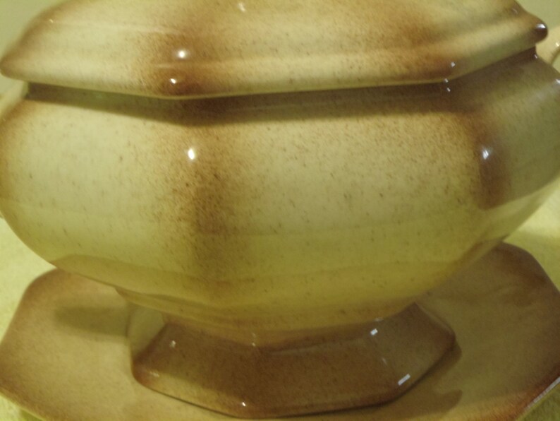 Signed 3 Piece Beautiful Serving Bowl