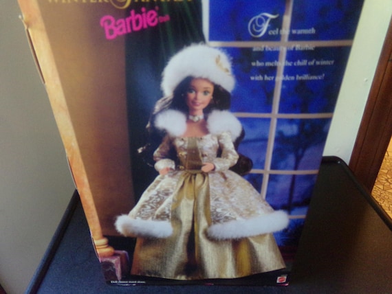 1995 Winter Fantasy Barbie-brown Hair - Etsy
