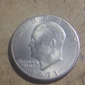 BU 1971 D Eisenhower Dollar