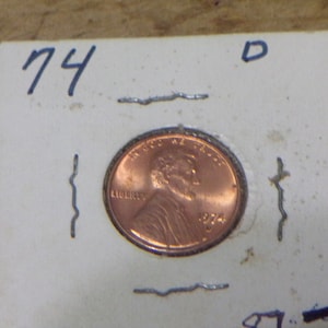 1974 one cent - Etsy 日本