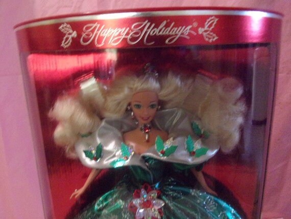 1995 Special Edition Happy Holidays Barbie Doll - Etsy