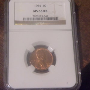 NGC lt63 1954-P Lincoln Cent