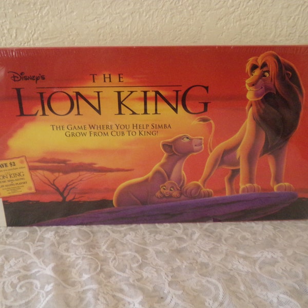 Sealed 1990s The Lion King Board Game