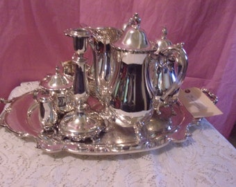 1847 Rogers Reflection 12pc Silverplate Tea/Coffee Service set