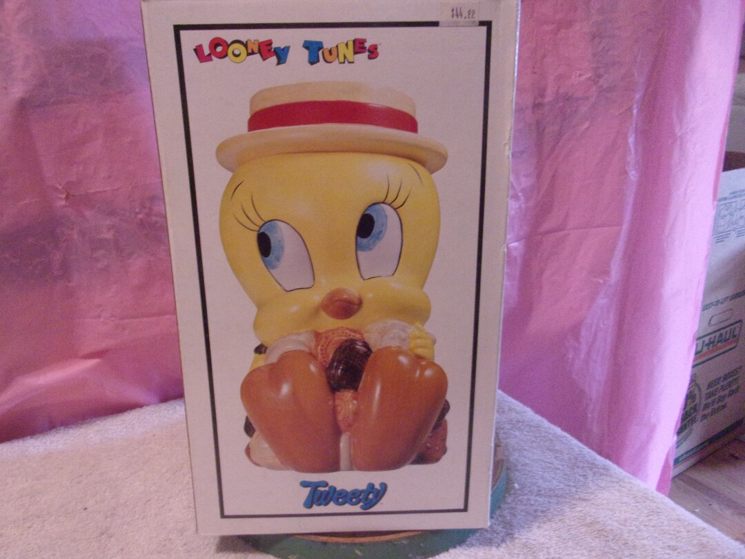 1993 Looney Tunes Warner Bros Tweety Bird Cookie Jar NIB - Etsy