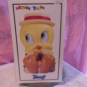 1993 Tweety Bird Cookie Jar - Etsy