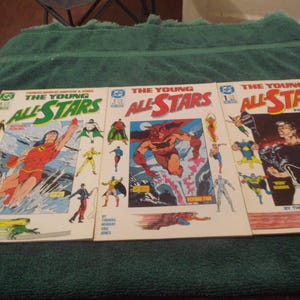 3/ Vintage 1987 Young Heroes in Love Comic-Buch- #1, #3, #4