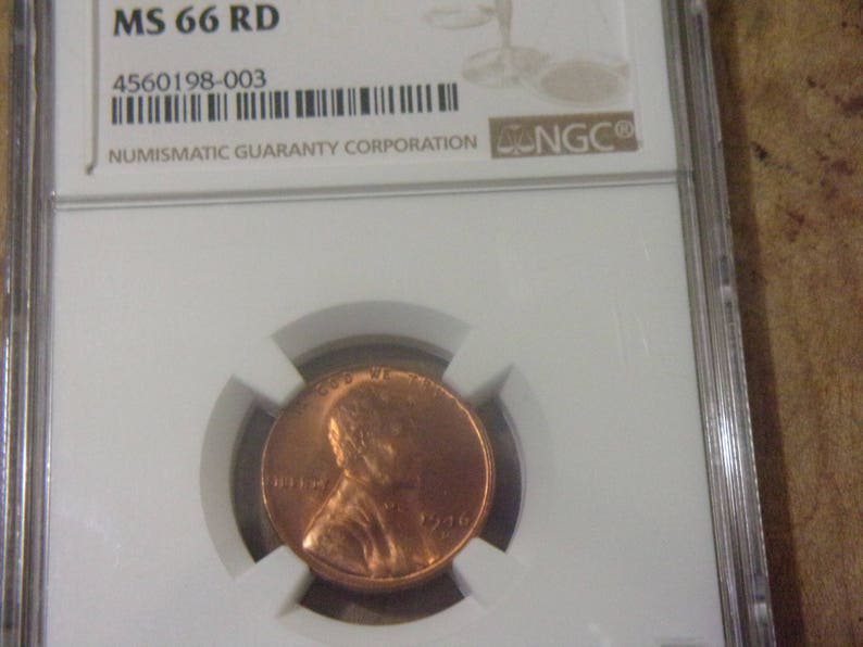 NGC MS66 1946-S Red Lincoln Wheat Penny