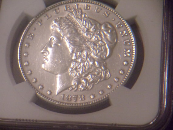 超希少 1878年 モーガン・ダラー 銀貨 製造初年度 Sミントマーク付 1878 7tf rev 78 モルガン シルバー ダラー BU - Etsy 日本