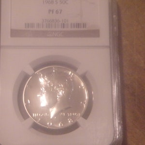 NGC 1968-S Kennedy Half Dollar PR67