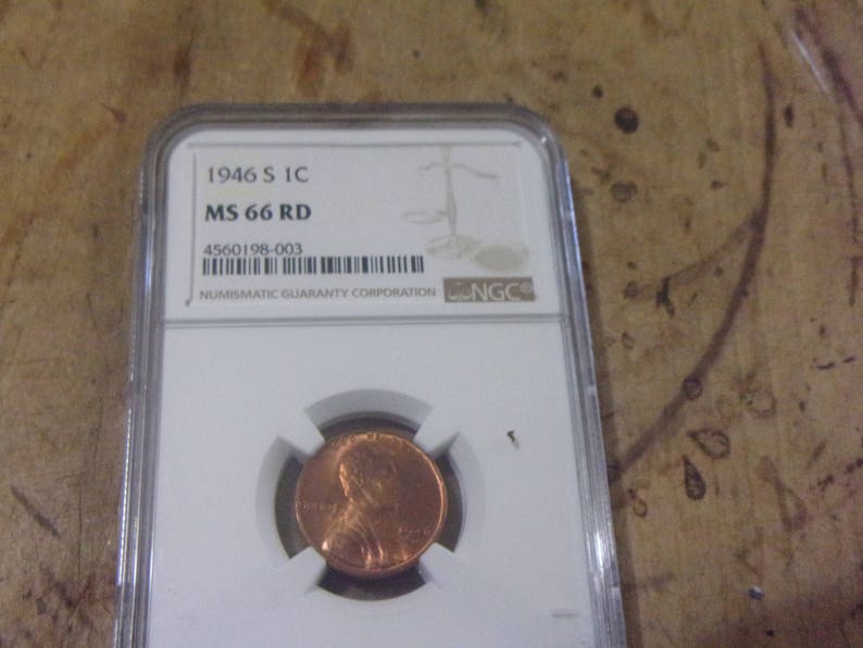 NGC MS66 1946-S Red Lincoln Wheat Penny