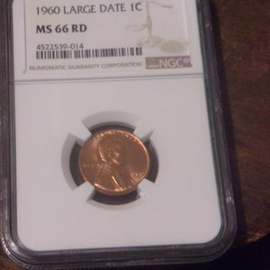 1960-P Lincoln Cent MBAC MS66