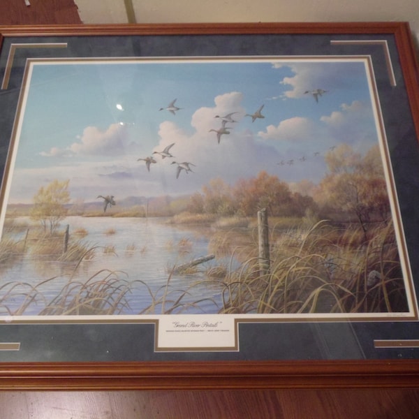 1994 Grand River Pintails /Ducks unlimited print by Jerry Thrasher