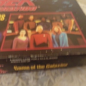1993 Star Trek The Next Generation Game of the Galaxies Board Game