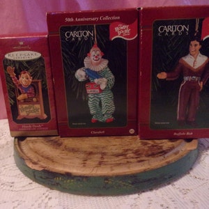 4 adornos navideños del 50 aniversario de edición limitada Howdy Doody, 3 piezas
