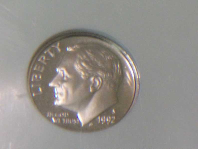 PF69 Ultra Cameo 1992-S Roosevelt Dime Clad