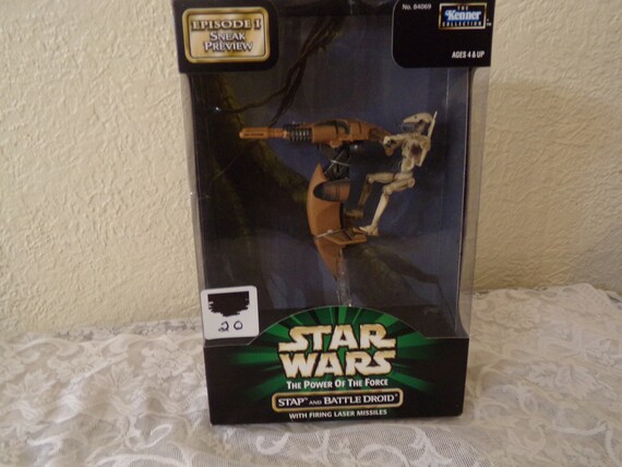New 1998 Star Wars Stap and Battle Droid - Etsy