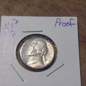 BU Silver 1962-P Jefferson Nickel