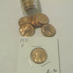 BU 1973-S Lincoln Memorial Cent