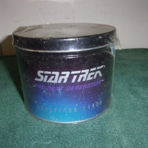 1992 Star Trek The Next Generation Collector Cards Tin
