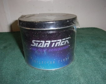 1992 Star Trek The Next Generation Collector Cards Tin