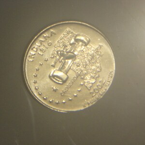 INB Graded BU 2002 P Washington Quarter -Indiana