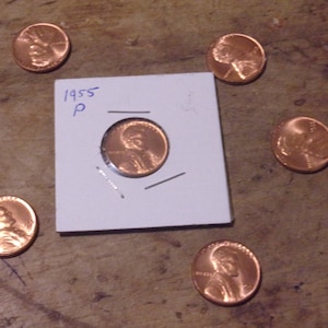 BU 1955 LINCOLN WHEAT Penny