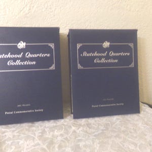 Statehood Quarters Collection- Complete 50 State Postal set Vol 1 2Set