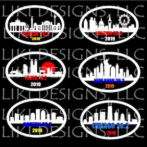Personalized Running Decal: Marathon, Half Marathon, 5k, 10k