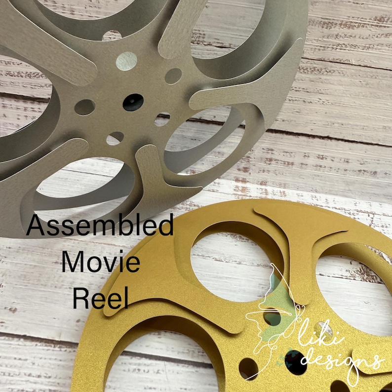 8in Cardstock Movie Reel Centerpiece: Hollywood Party Decor 画像 4