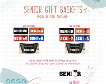 Personalized Senior Sport Graduation Gift Basket