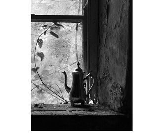 Abandoned Places, Black And White Irish Photography, Irish Landscape Photography, Irish Photography Print, Ireland Photography, Photo Print