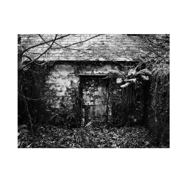 Abandoned Places Picture, Black And White Photography, Irish Photography Print, Landscape Photography, Ireland Photography, Old House Photo