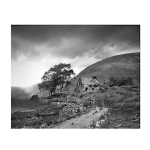 Impressions photo nature, art photo, art mural paysage irlandais, photographie de paysage en noir et blanc, tirages photo, décoration d&#39;intérieur Irlande
