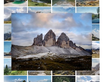 Landscape Photography 4 x6 Postcard Set of 24, Postcards Mountain, South Tirol, Postcards, Mountain Photography Prints, Postcards Nature