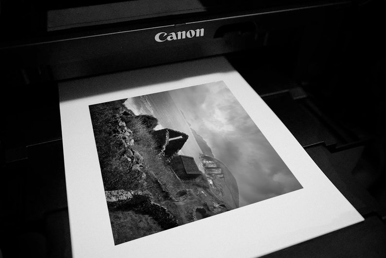 Irish Photography Print, Irish Landscape Photography, Black And White Irish Photography, Ireland Photography, Abandoned Places, Photo Print image 5