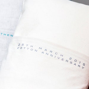 Personalised wedding, anniversary or couple cushion gift image 6