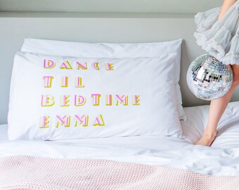 personalised dancer gift pillowcase for girl or boy