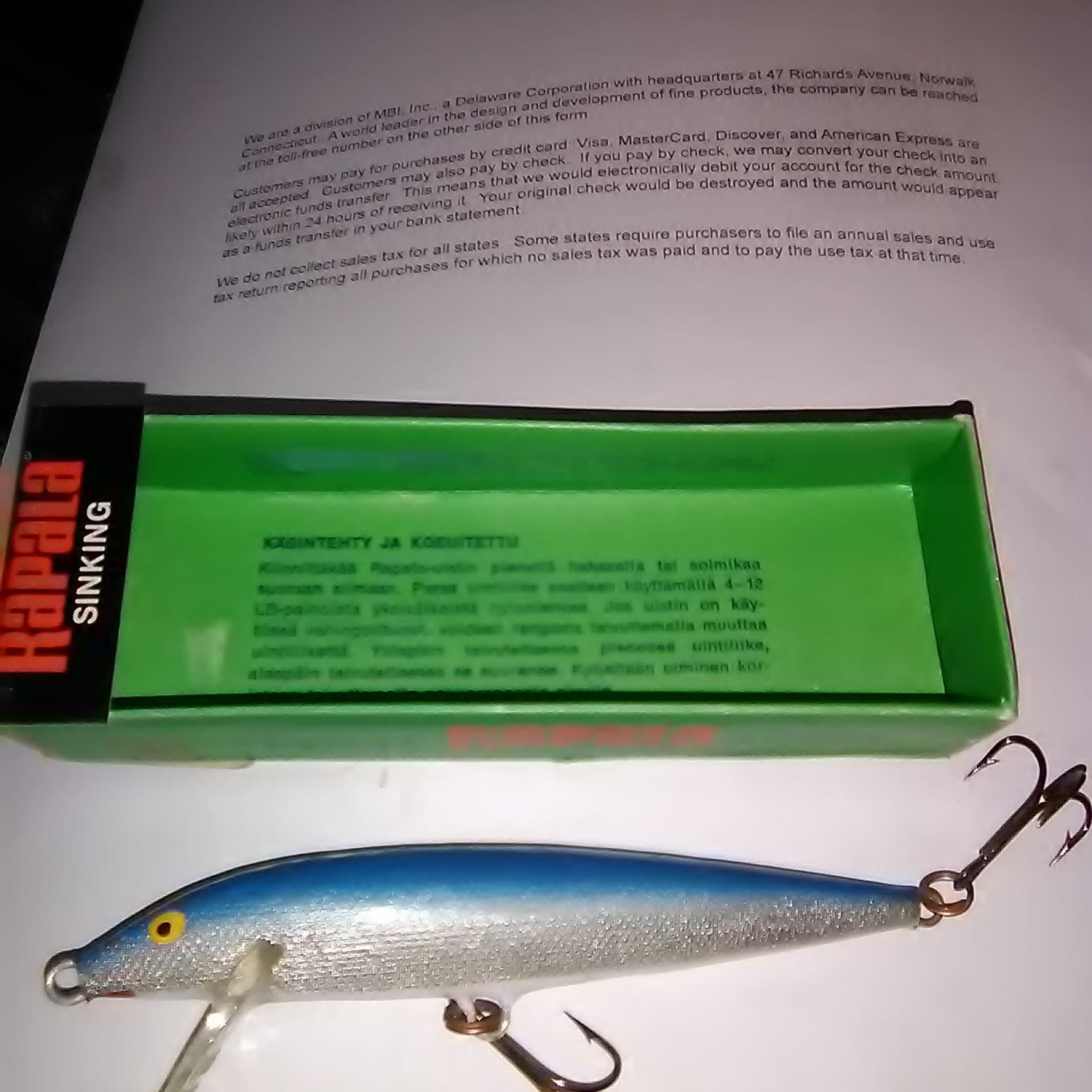 Vintage Rapala Finish Wobbler Fish Lure Etsy